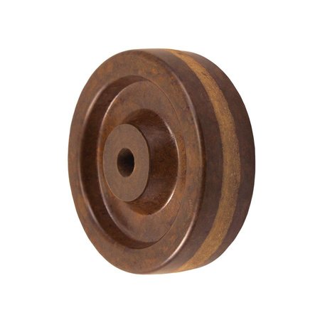DURASTAR Wheel; 4X1.25 Hi Temp Phenolic Wheel (Brown); 1/2" Plain Bore 414TPH83T